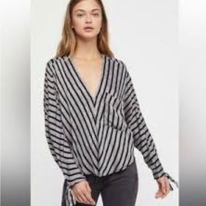 GUC Free People Morning Stripe Dolman Top Blouse